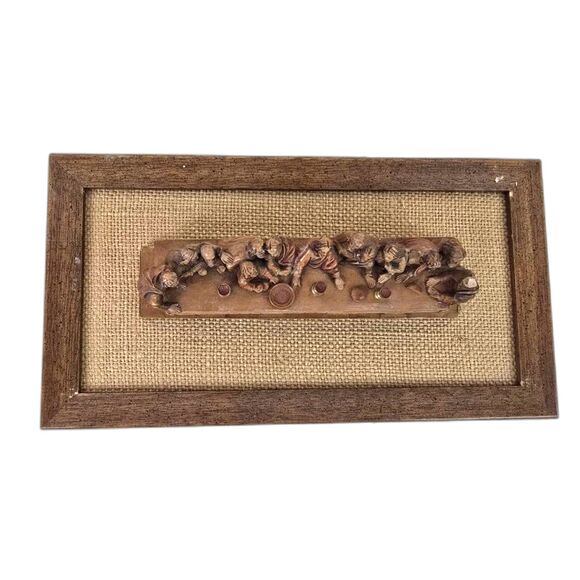 Vintage "The Last Super" table top Sculpture - Picture 3 of 11